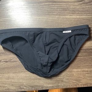New, Aussiebum Black Colin Brief, Large